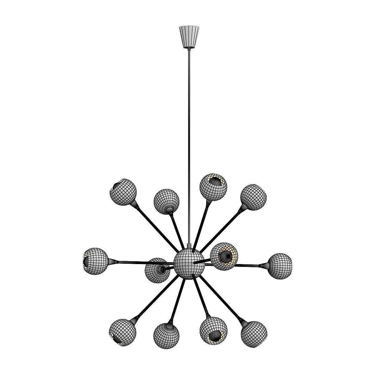 blakey sputnik chandelier 3D model_1