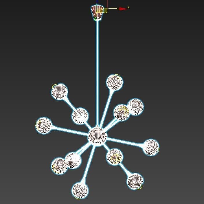 blakey sputnik chandelier 3D model_2