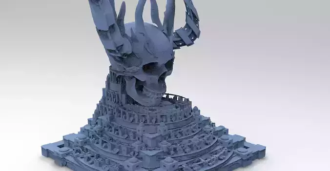 Necromancer Scull arena 8 3D model