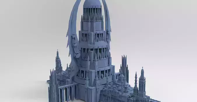 Necromancer Scull arena 10 3D model