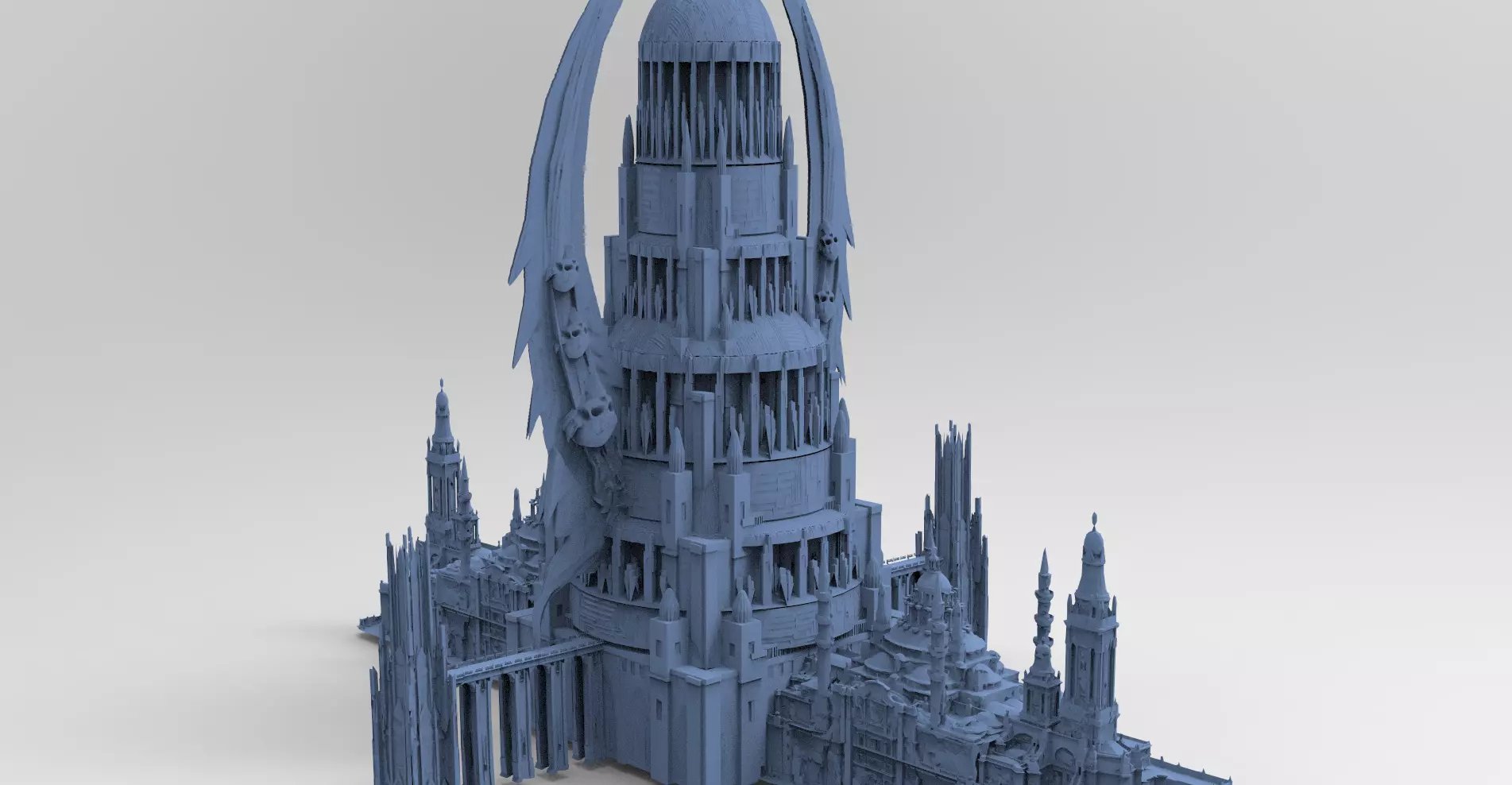 Necromancer Scull arena 10 3D model_0