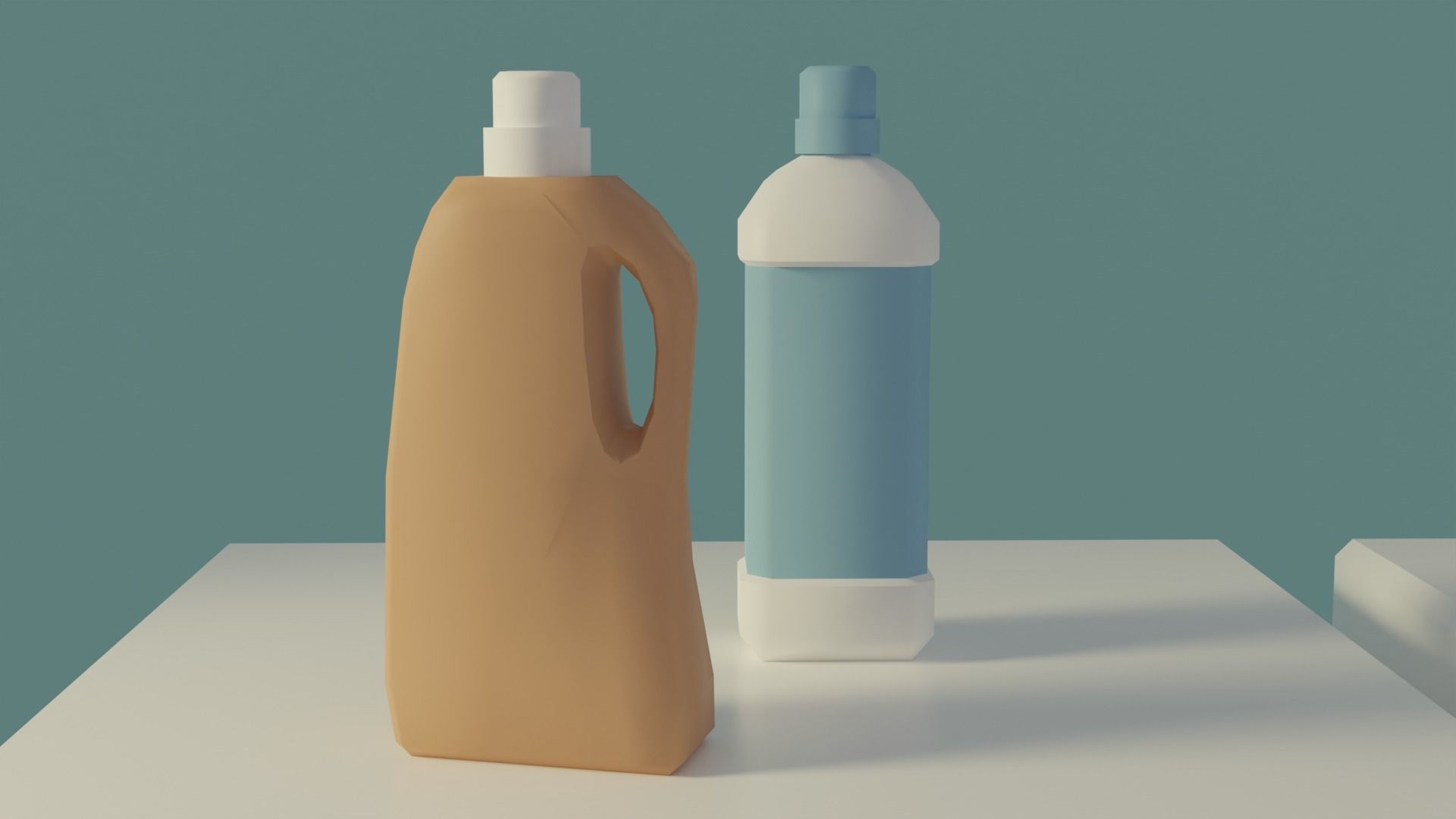 Laundry room Low-poly 3D model_27