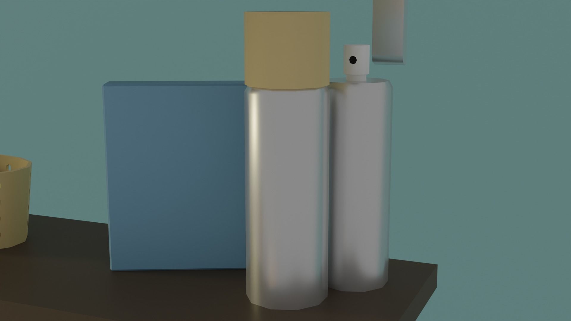 Laundry room Low-poly 3D model_24