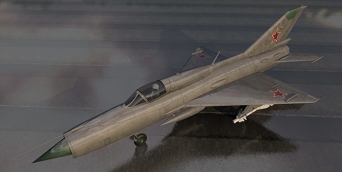 Mikoyan-Gurevich MiG-21 PFM Fishbed 3D model