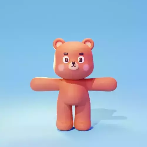 Cartoon character cute Bear
