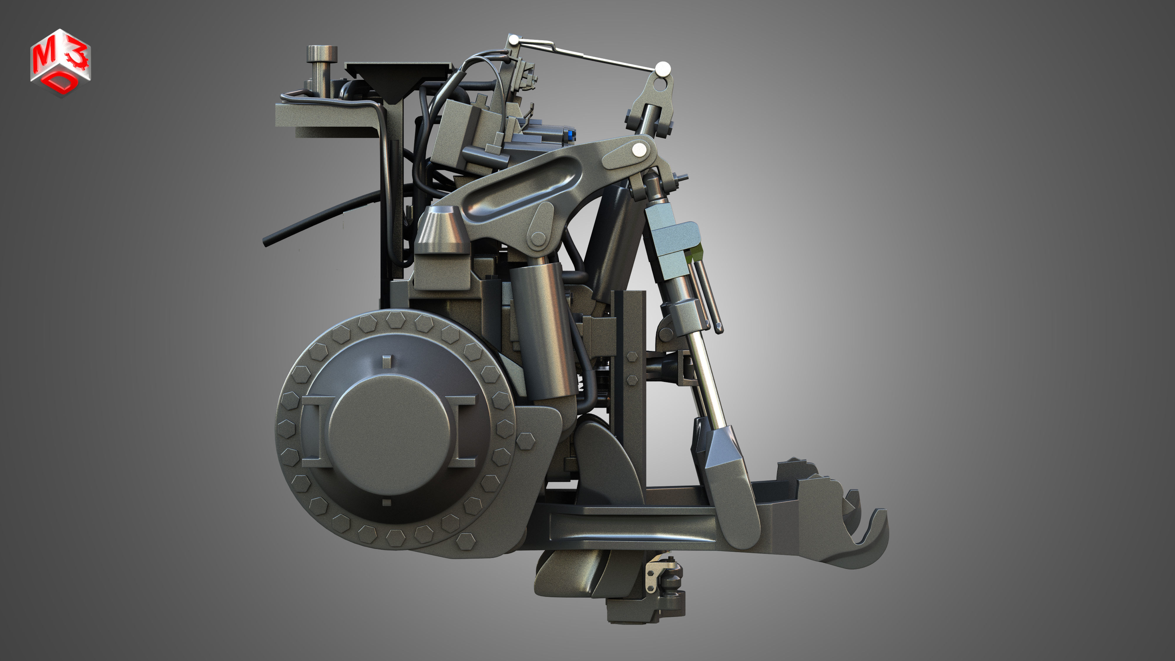 MT900-Hitch System 3D model_5
