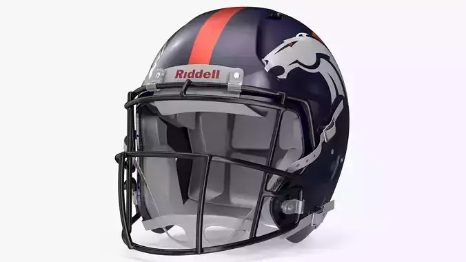 Denver Broncos American Football Helmet