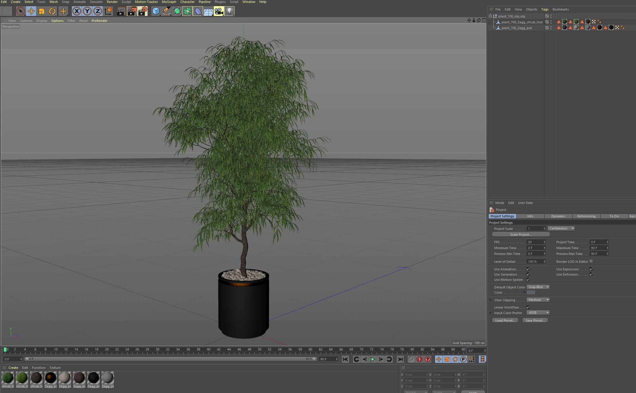 Plants collection 708 3D model_6