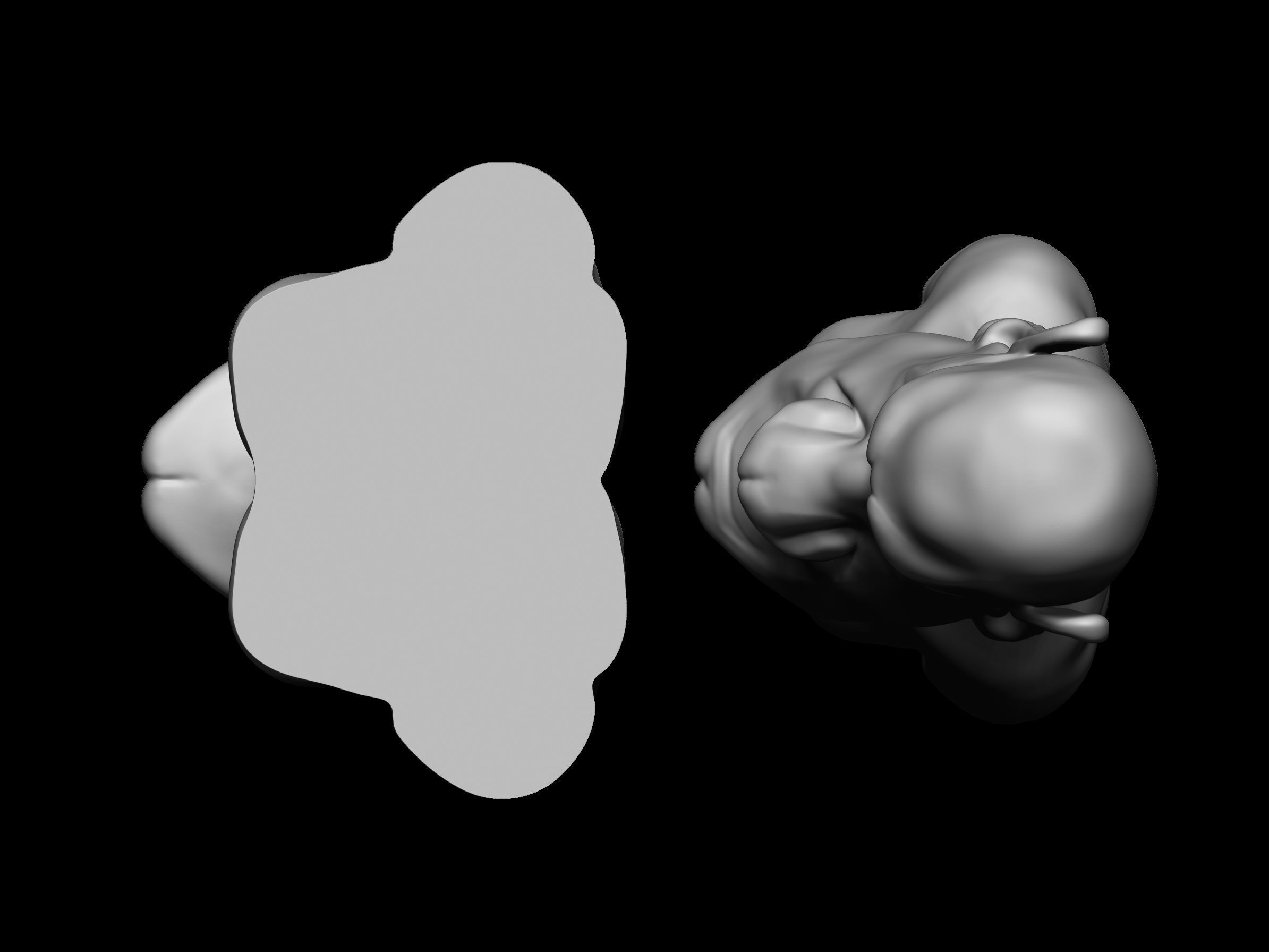 Moai Statue 3D print model_3