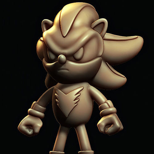 Shadow the Hedgehog  3D print model