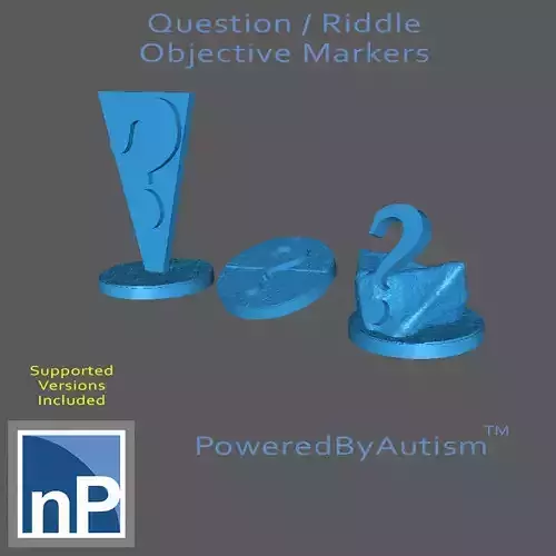 Objective Tokens - Question and Riddle Markers