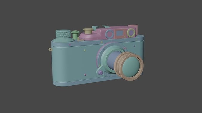 Camera FED 3D model