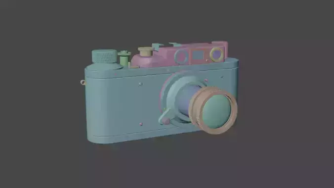 Camera FED 3D model