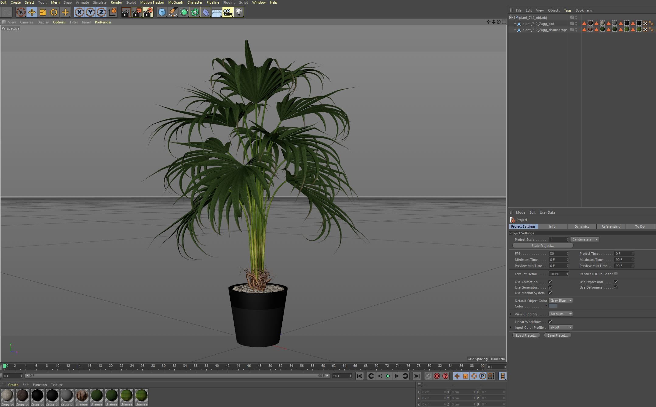 Plants collection 712 3D model_6