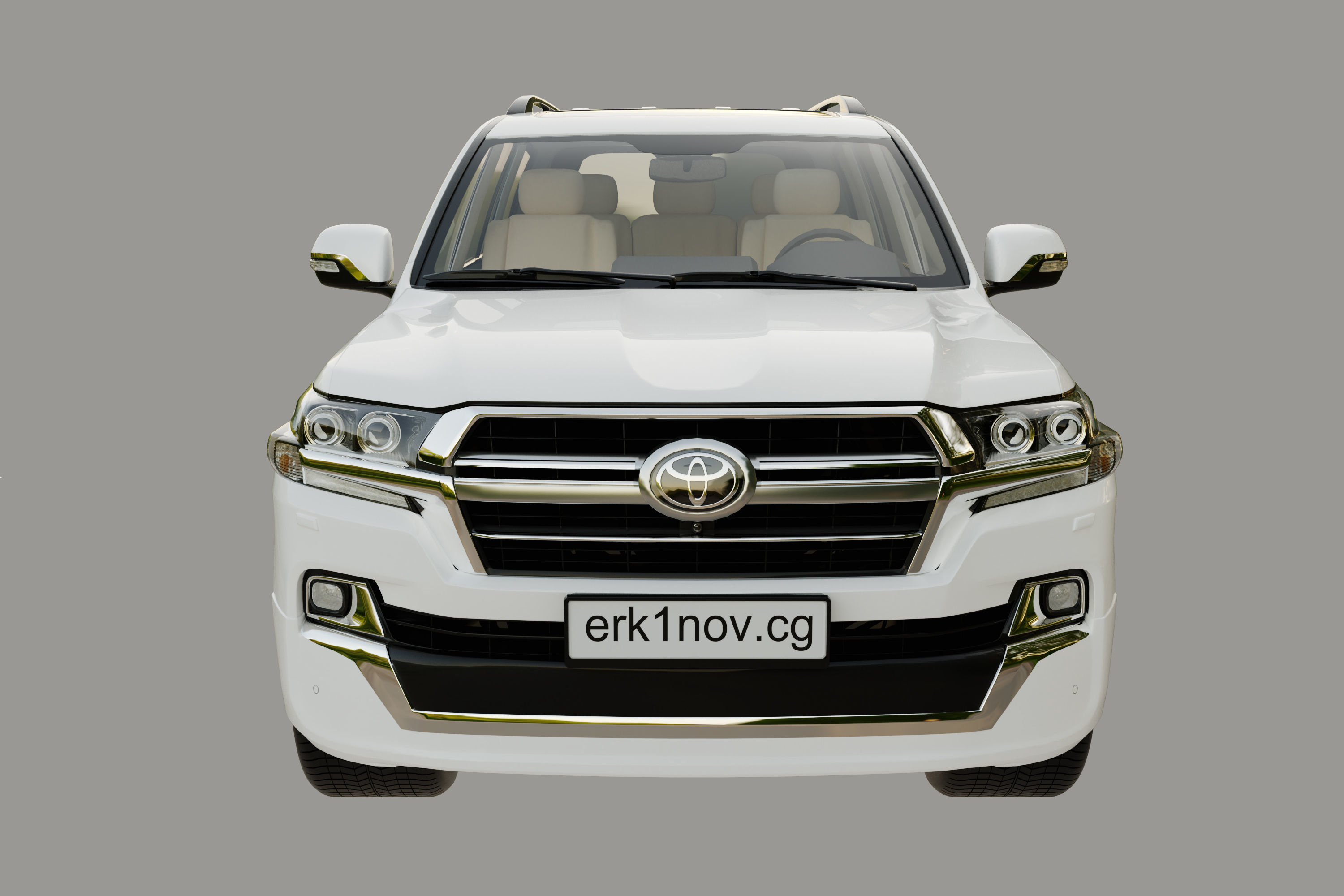 Land cruiser 200 Low-poly 3D model_4