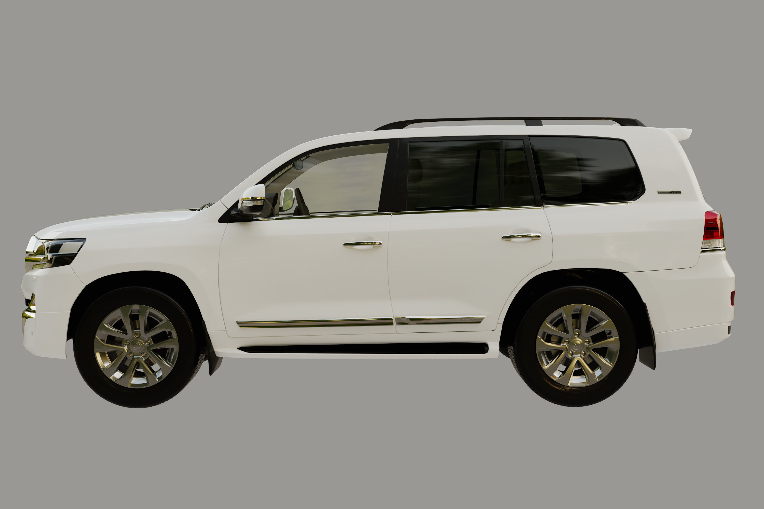 Land cruiser 200 Low-poly 3D model_3