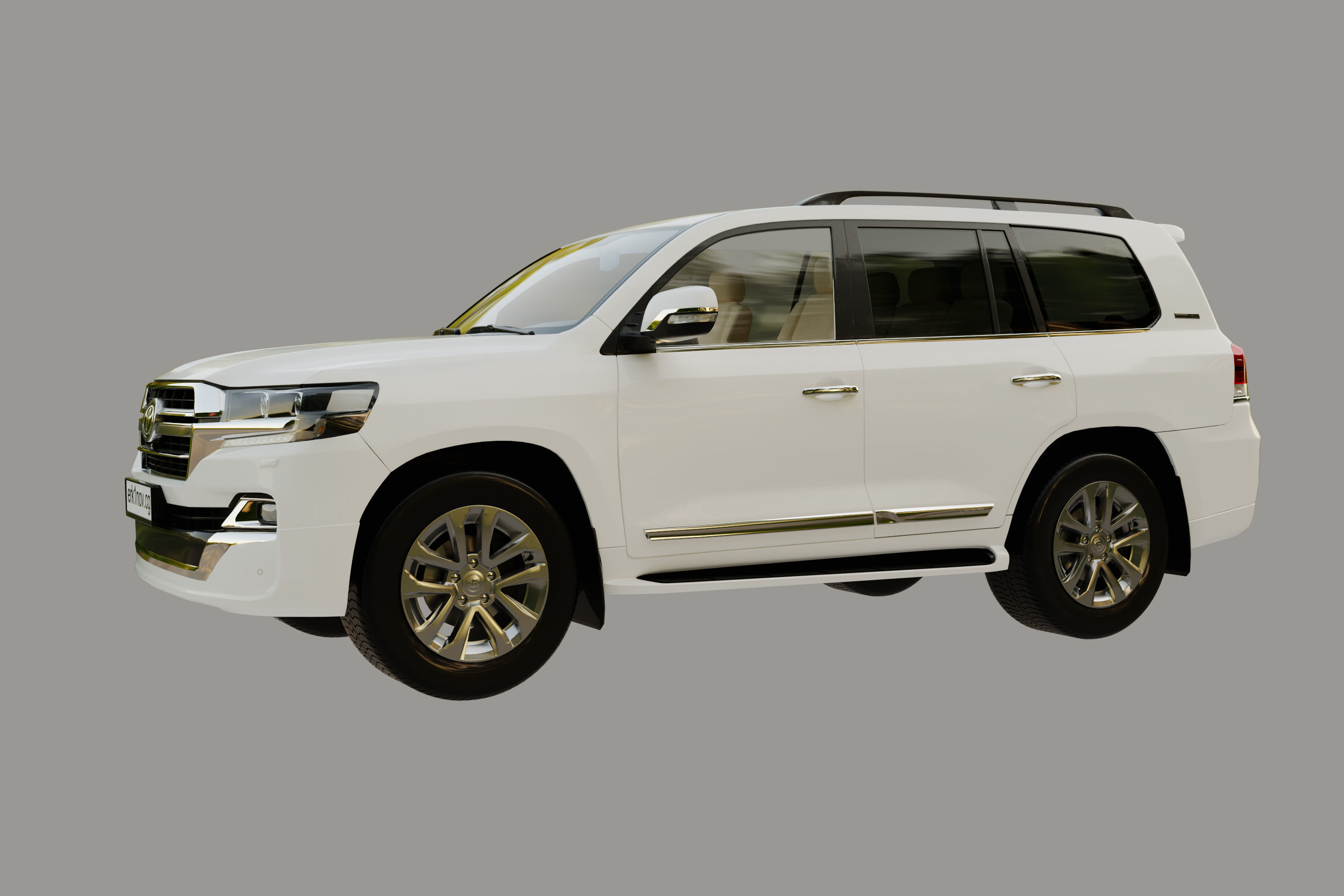 Land cruiser 200 Low-poly 3D model_5
