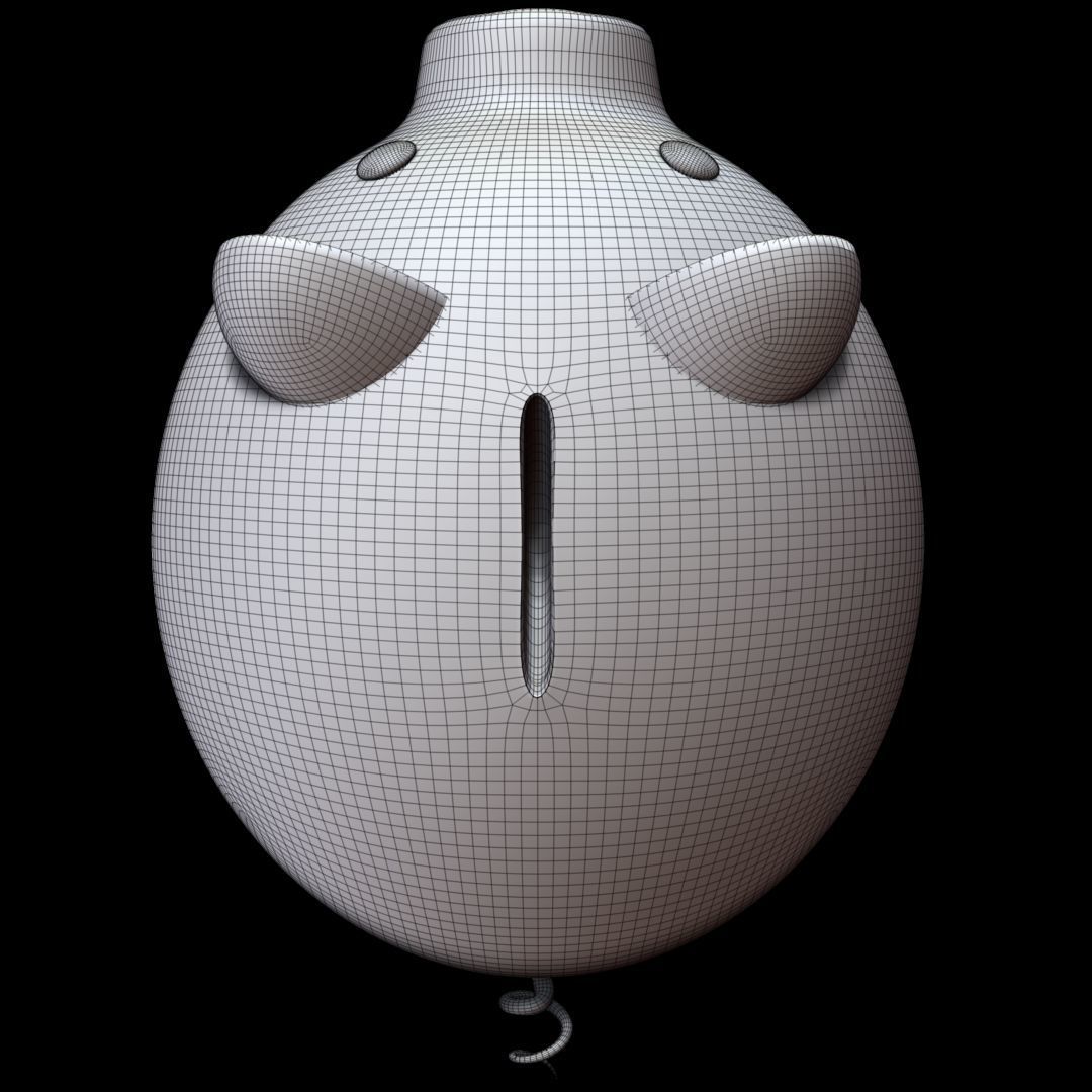 Pig Money Box 3D model_20