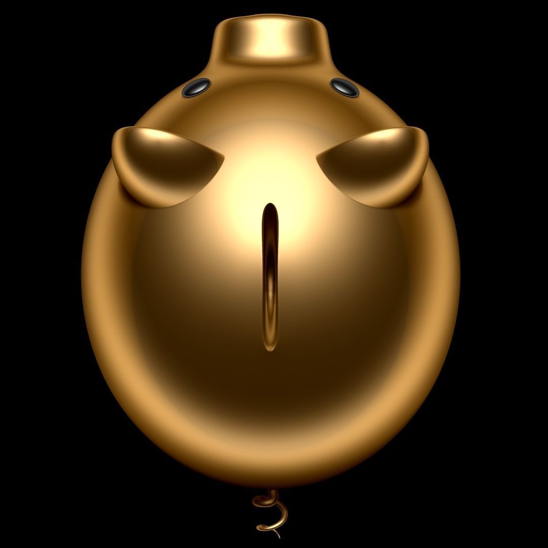 Pig Money Box 3D model_10