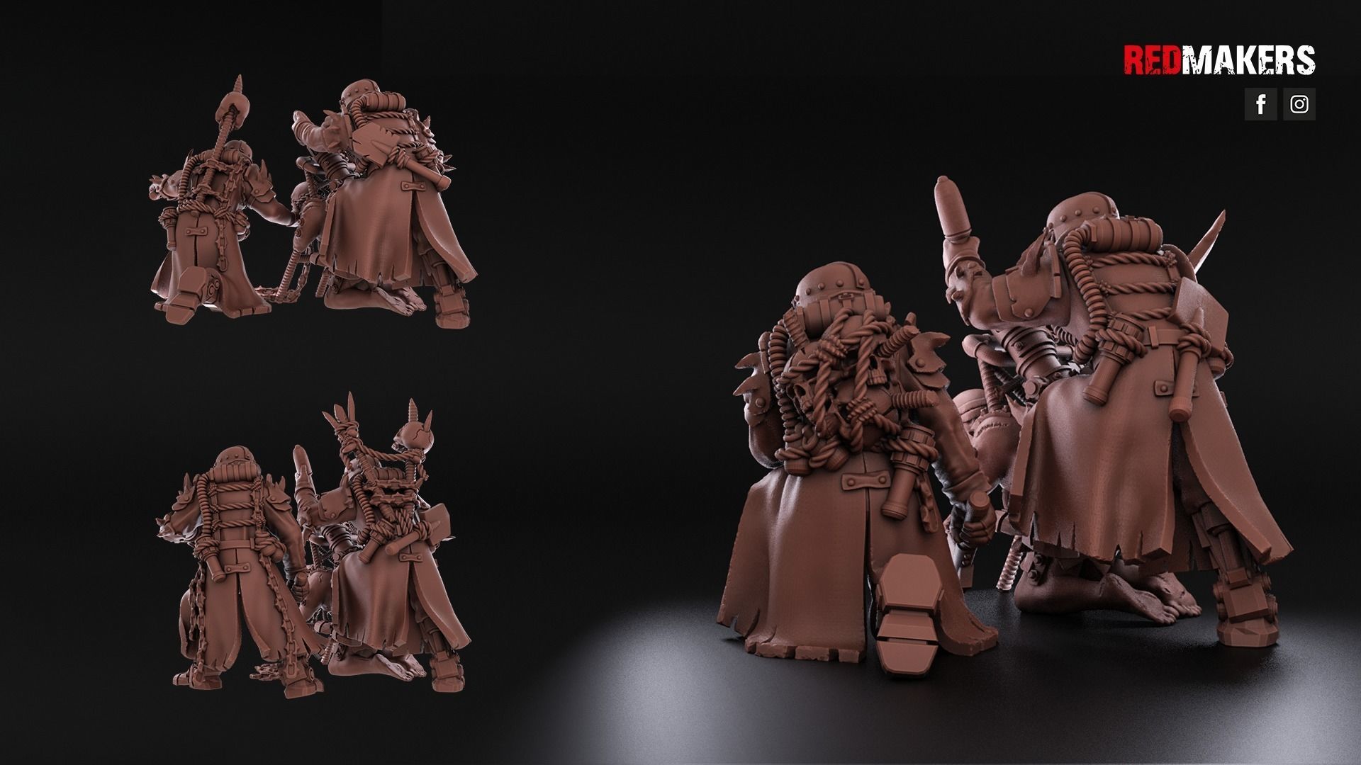 Renegade Death Division - Heavy Support Squad - Heretics 3D print model_10