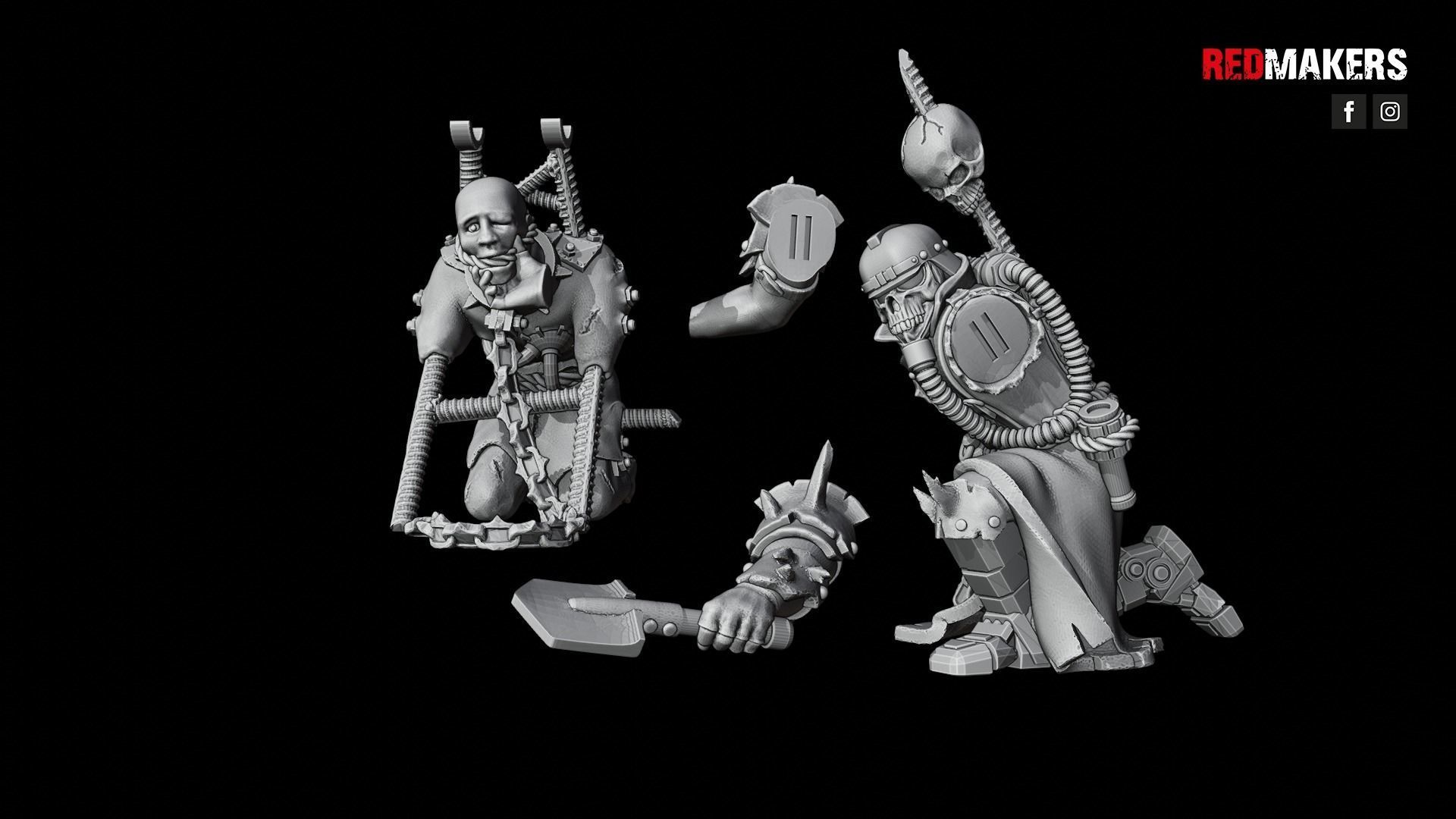 Renegade Death Division - Heavy Support Squad - Heretics 3D print model_38