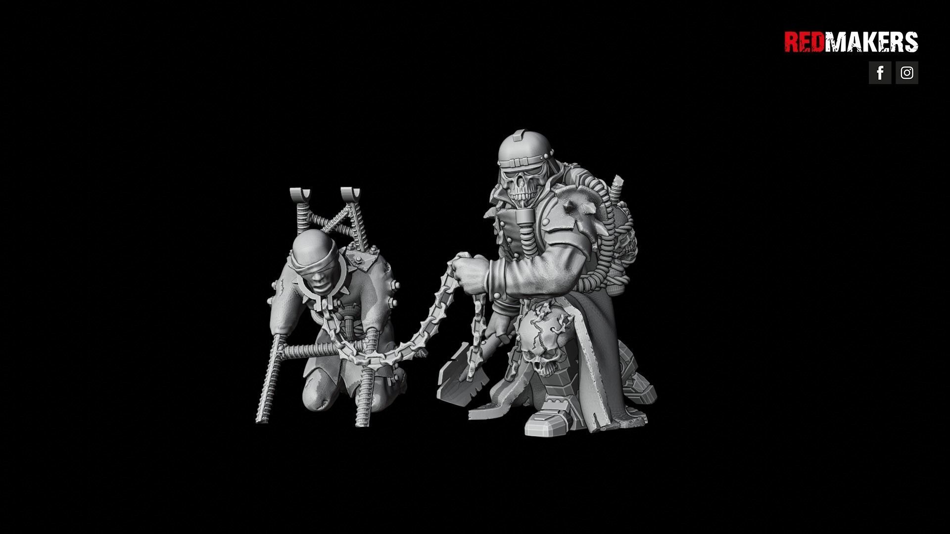 Renegade Death Division - Heavy Support Squad - Heretics 3D print model_35
