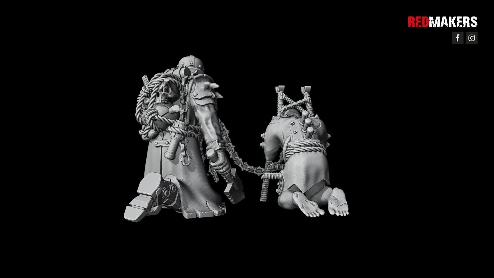 Renegade Death Division - Heavy Support Squad - Heretics 3D print model_36