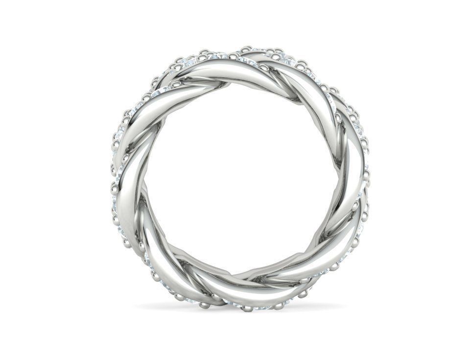 Cuban Link Ring Heavy Chain Ring 12mm wide 7US 3D print model_20