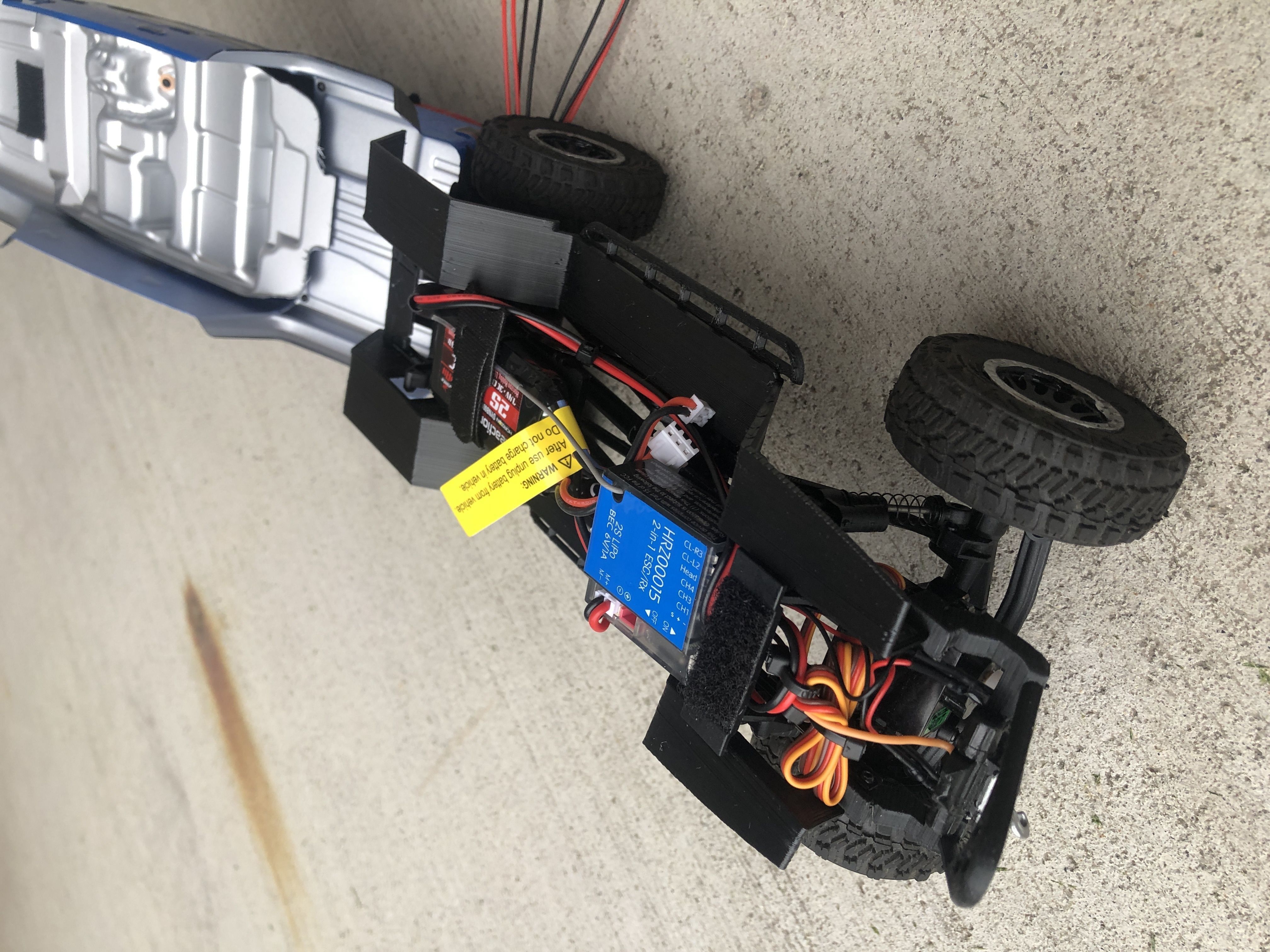 SCX24 GLADIATOR JT INNER FENDERS 3D print model_1