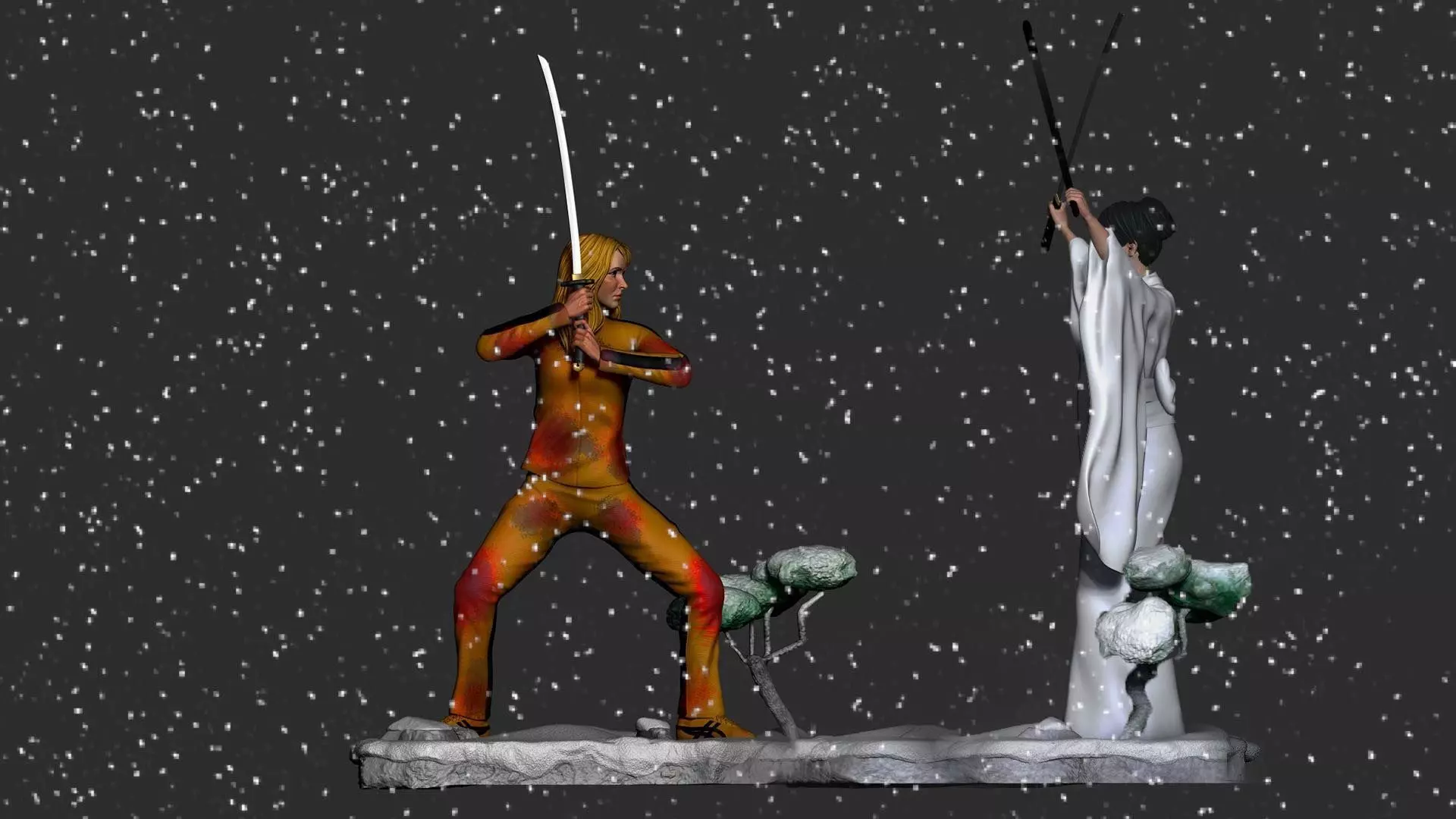 Kill Bill Diorama 3D print model