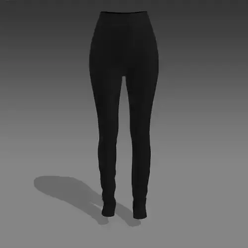 TIGHT BLACK MATTE PANT LOOK MODERN