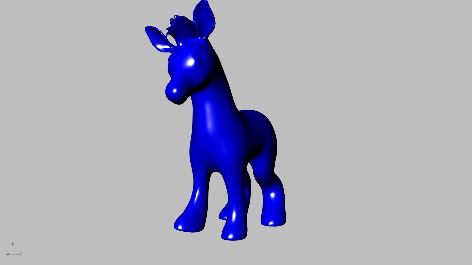 zebra toy stl verified  3D print model_6
