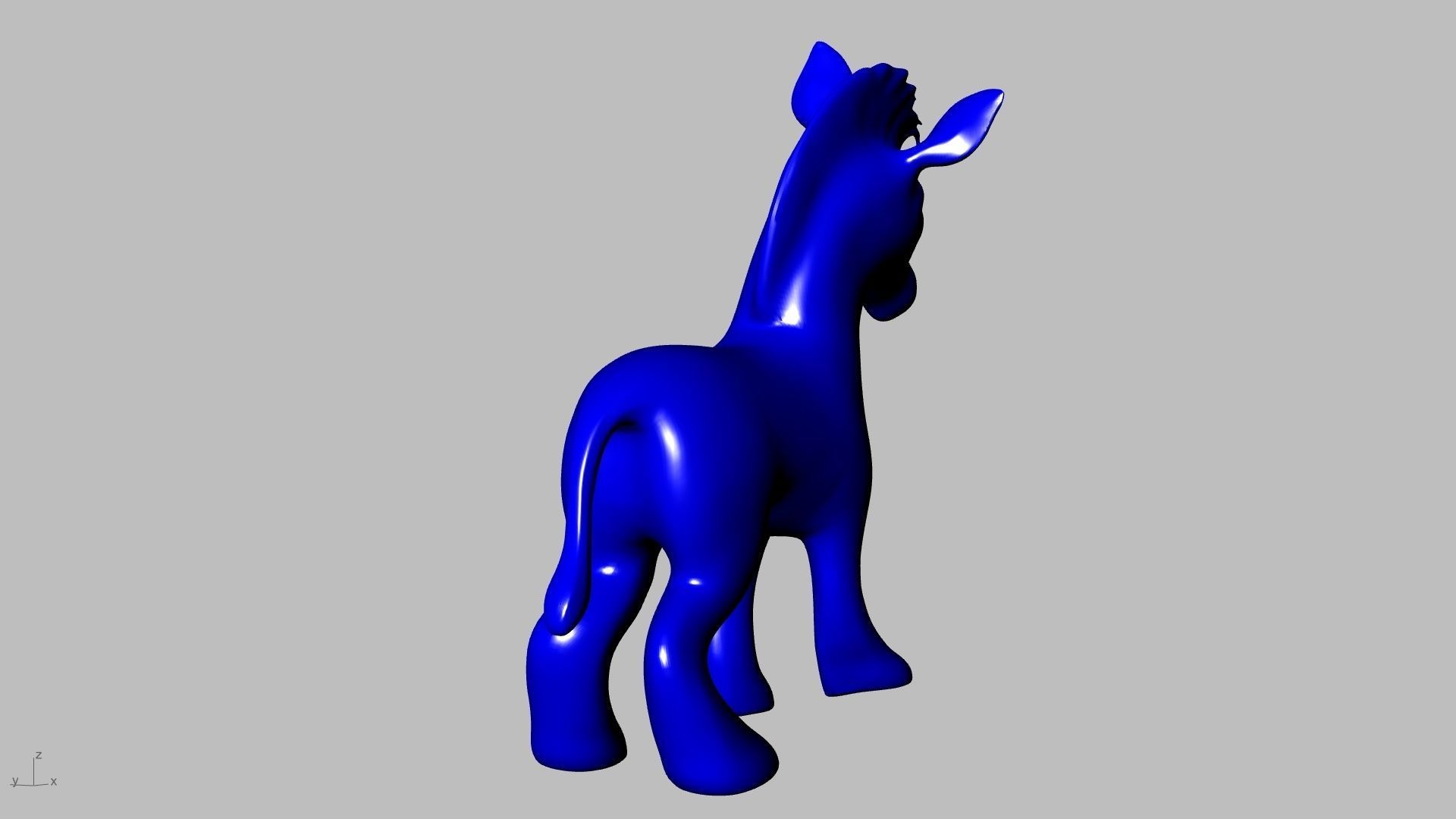 zebra toy stl verified  3D print model_4