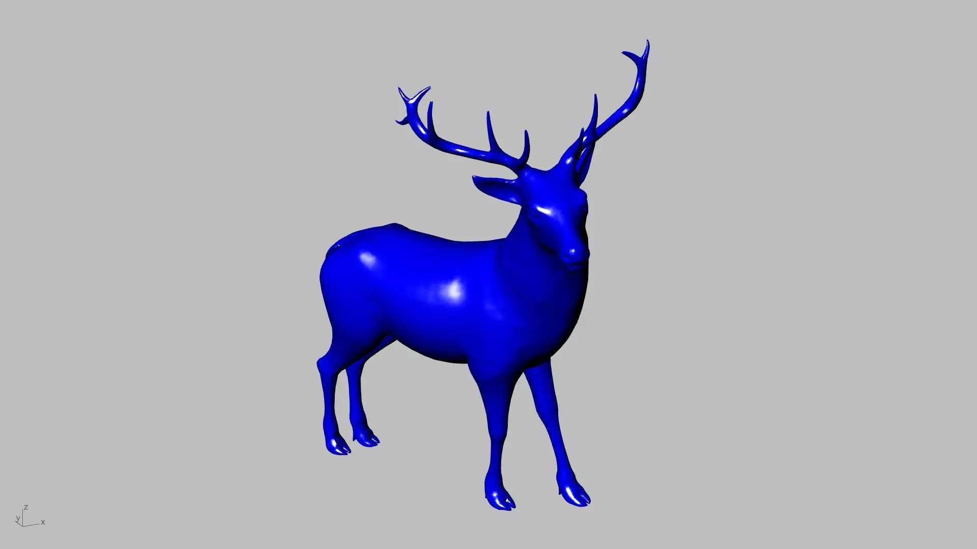 big size reindeer toy stl verified 3D print model