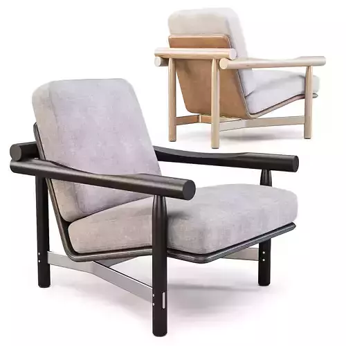District Eight Stilt - ArmChair 3D model