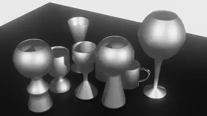 Stainless steel cups