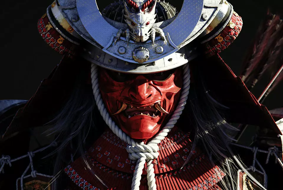 Samurai Warlord Realtime Low-poly 3D model_0