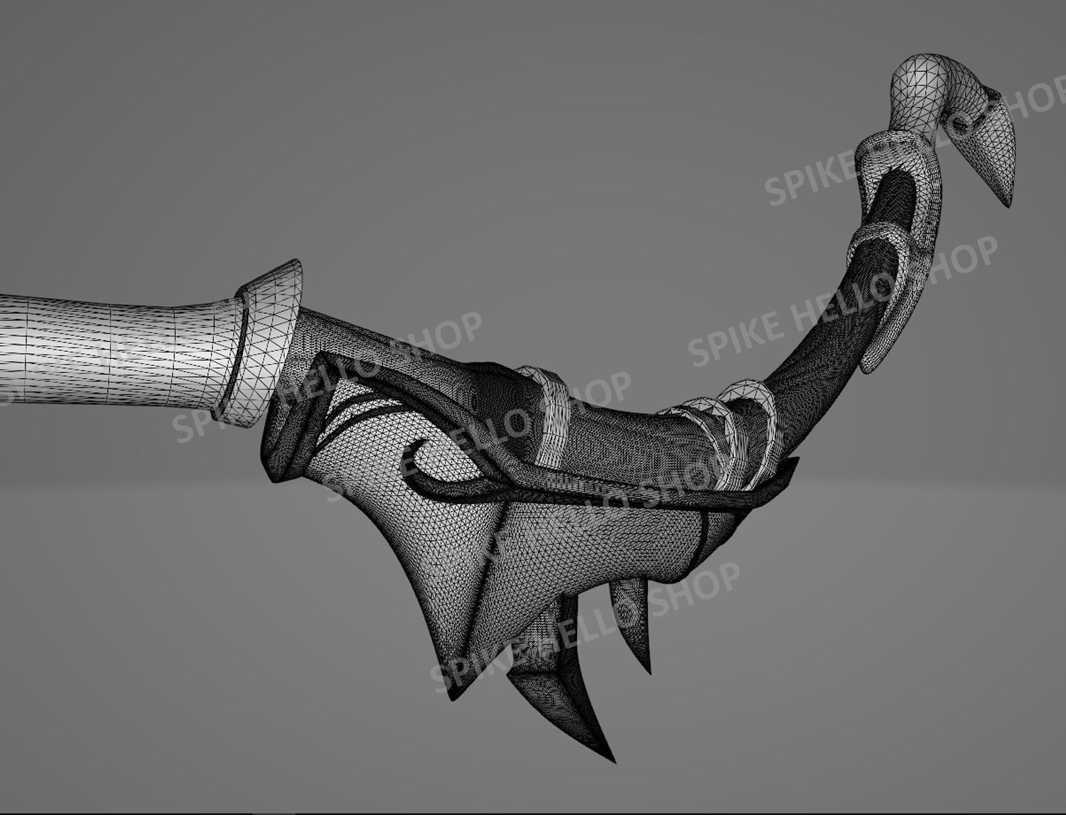 Sylvanas Ranger General Bow 3D model wow cosplay game 3D print model_5