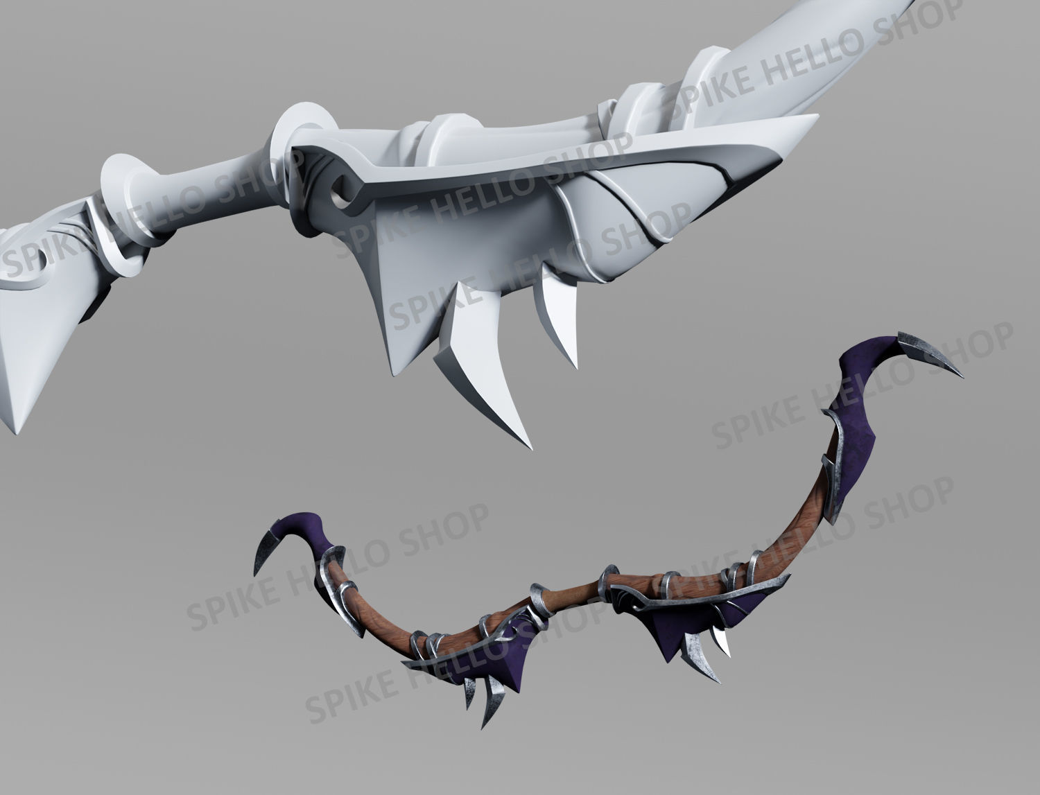 Sylvanas Ranger General Bow 3D model wow cosplay game 3D print model_4