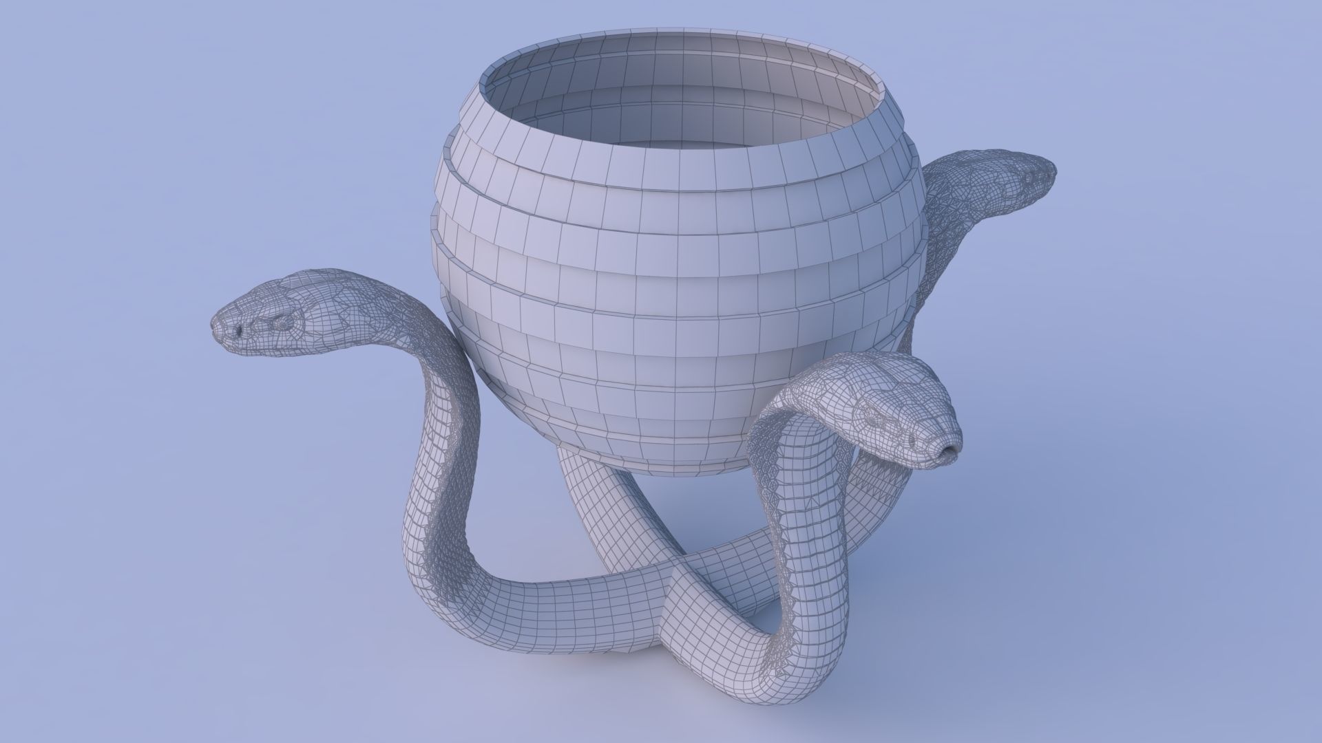Snake Plant Pot 3D Print Model 7 3D print model_3
