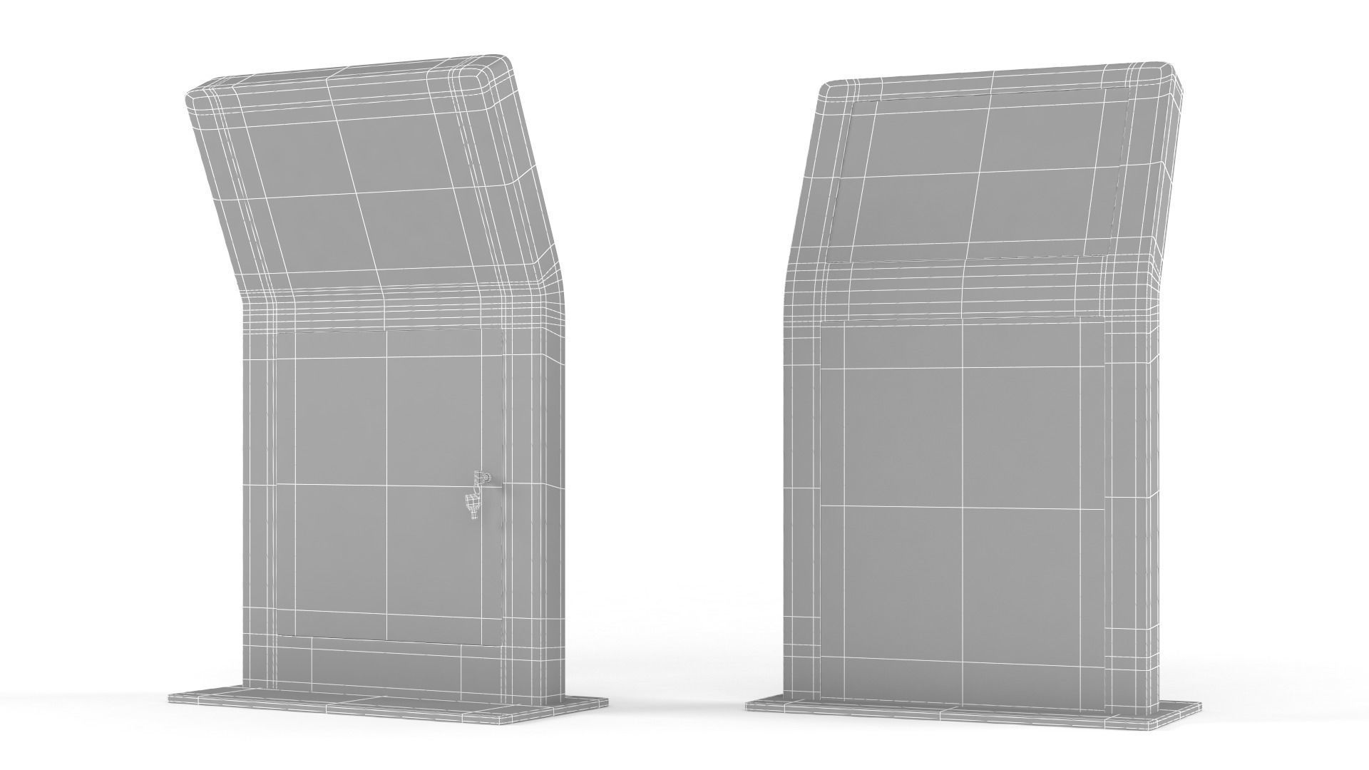 Information Kiosk 3D model_6