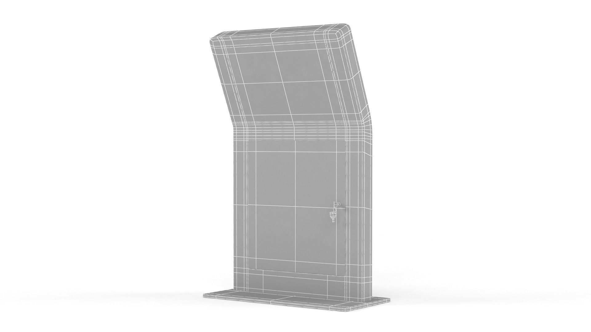 Information Kiosk 3D model_10