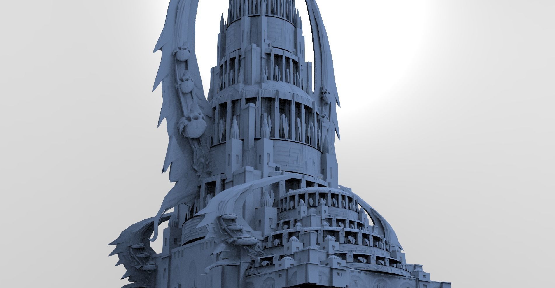 Necromancer Scull Domes 6  3D model_1