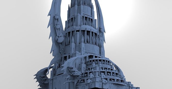 Necromancer Scull Domes 6  3D model