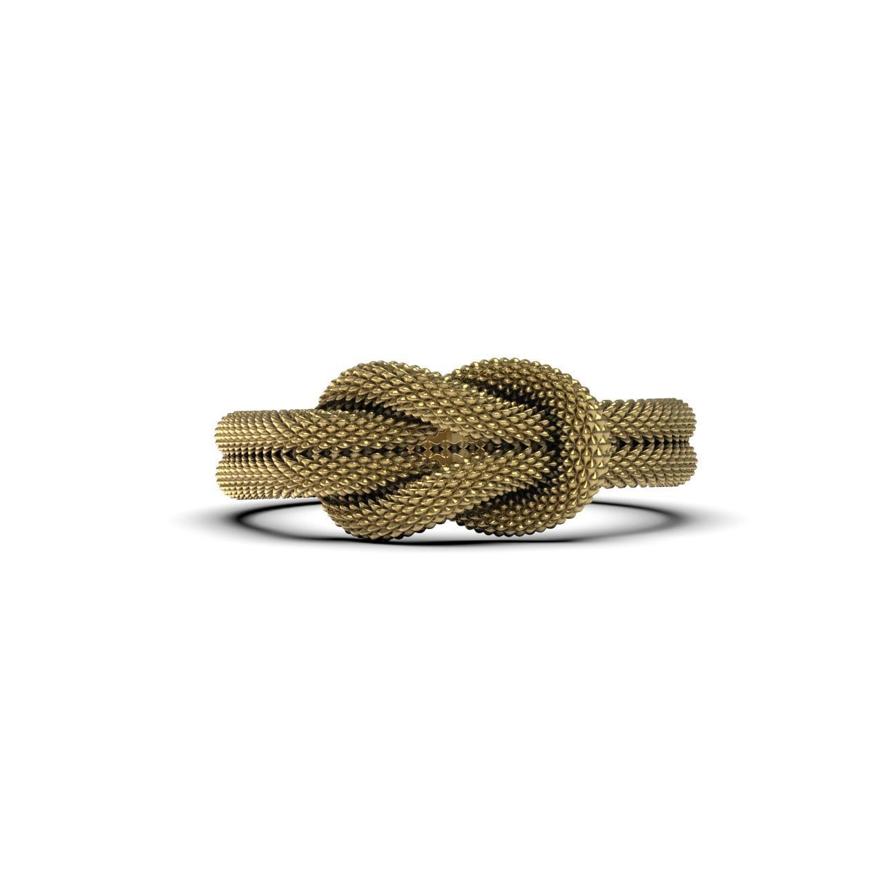 Knot Ring 3D print model_10