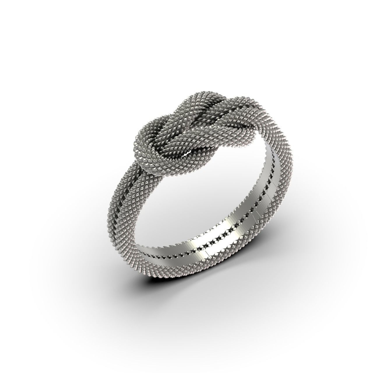 Knot Ring 3D print model_15