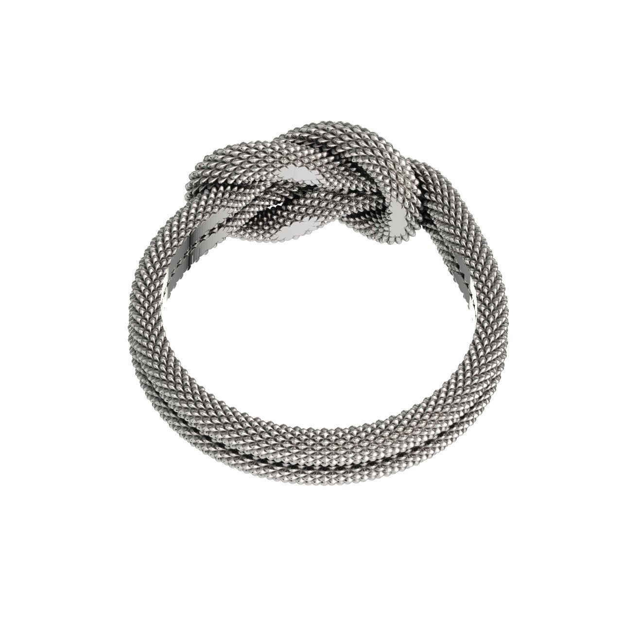 Knot Ring 3D print model_18