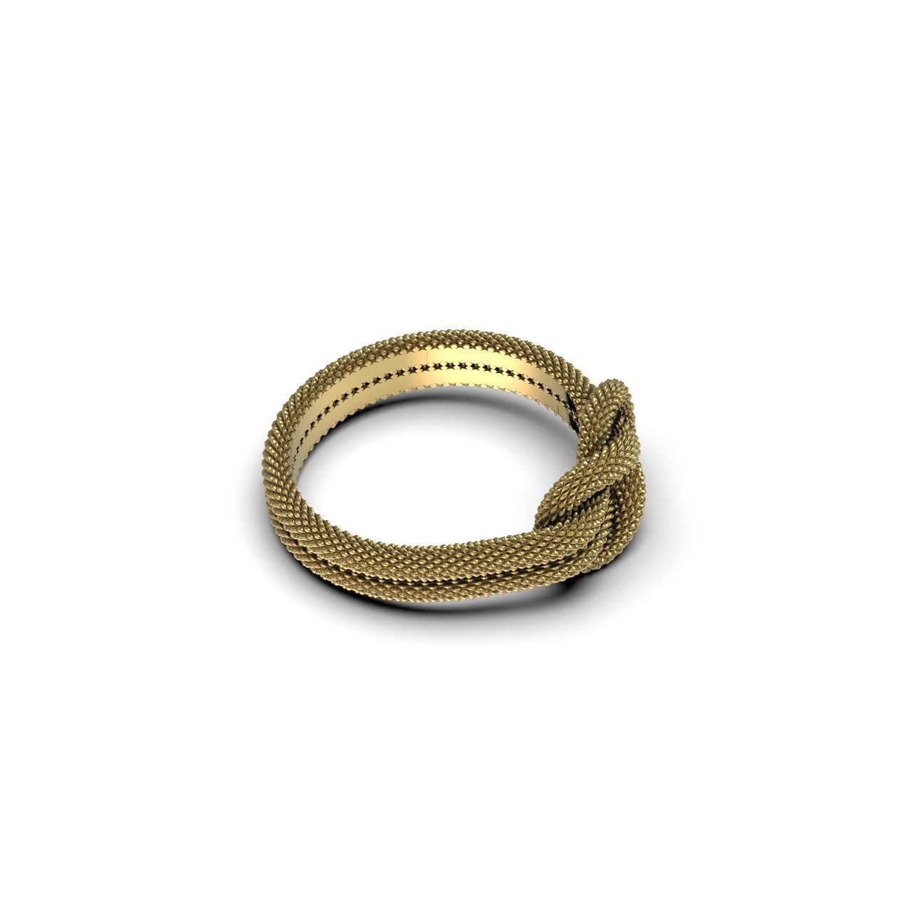 Knot Ring 3D print model_13