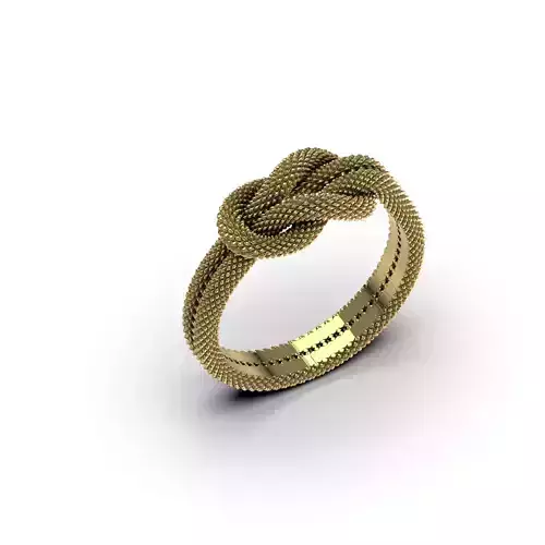 Knot Ring 3D print model