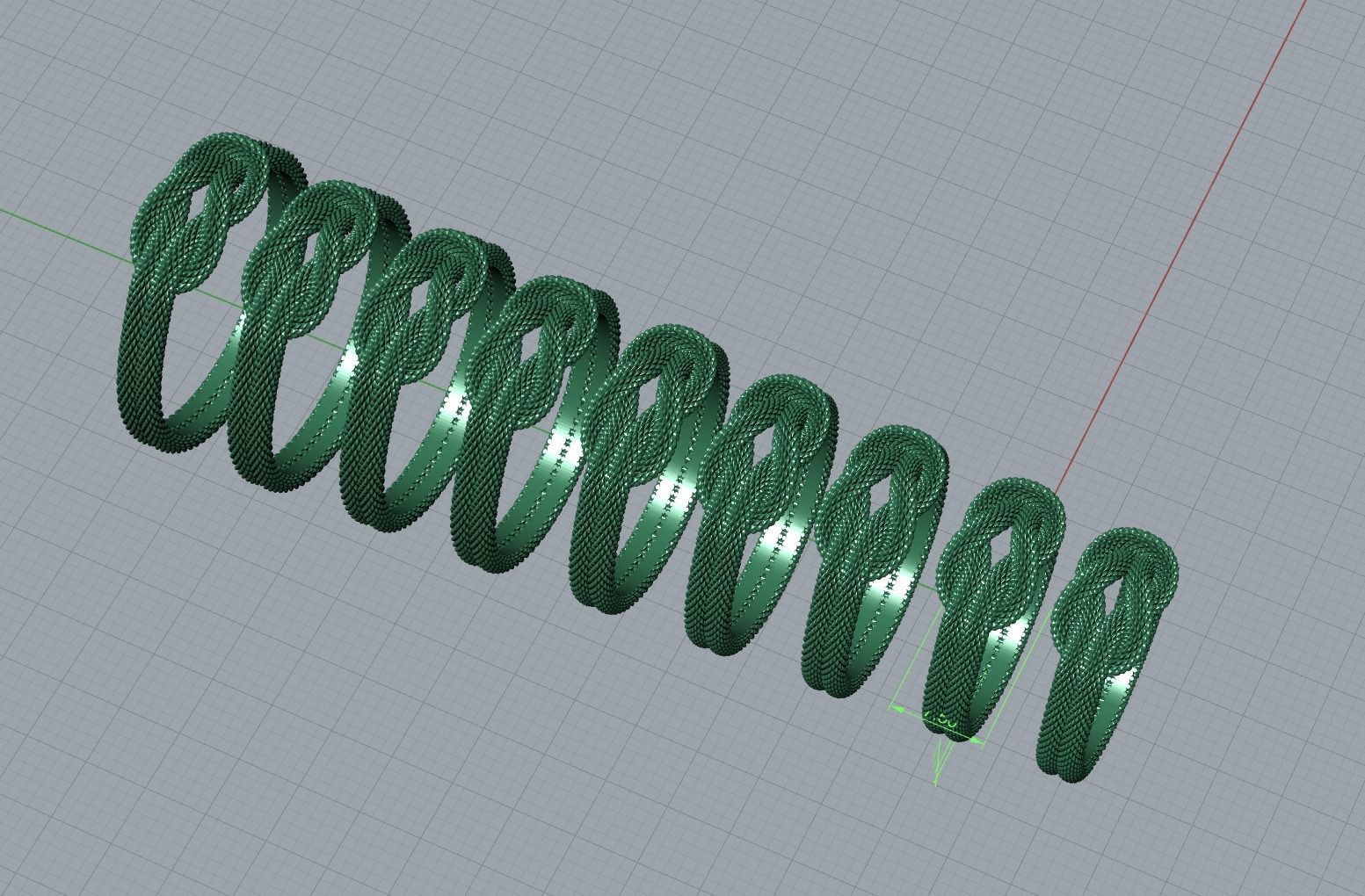Knot Ring 3D print model_17